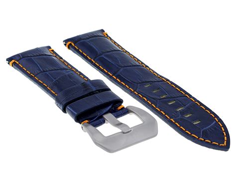 breitling colt blue leather strap|genuine breitling leather strap.